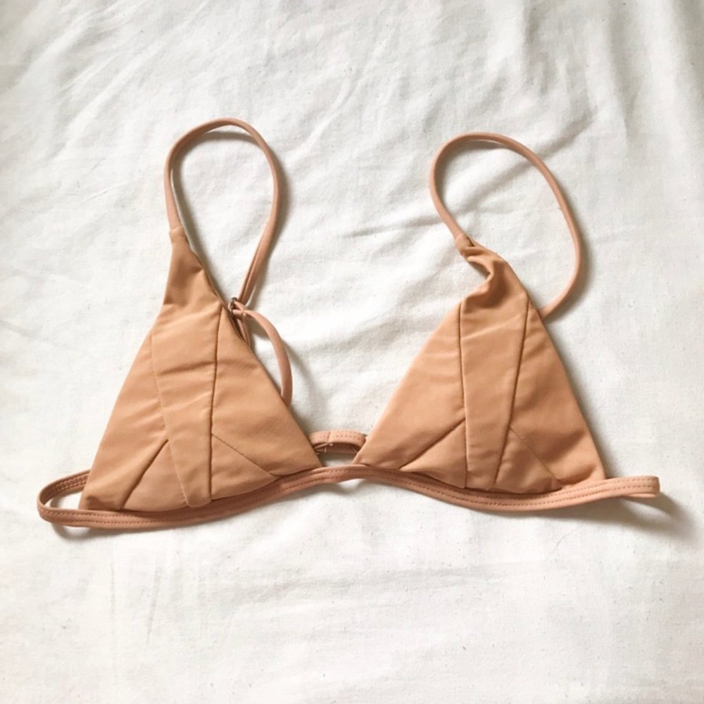 nude bikini top